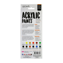 Load image into Gallery viewer, Acrylic Paint Set- 12 Pieces