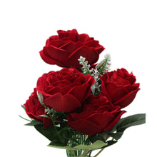 Load image into Gallery viewer, Artificial Flowers Rose Delight - Scarlet
