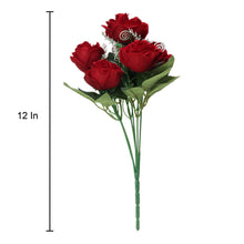 Load image into Gallery viewer, Artificial Flowers Rose Delight - Scarlet
