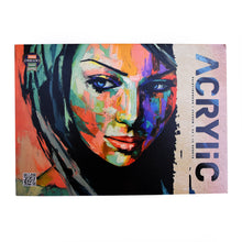Load image into Gallery viewer, Acrylic Paint Book- A4, 400gsm, 10sheets
