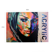 Load image into Gallery viewer, Acrylic Paint Book- A4, 400gsm, 10sheets
