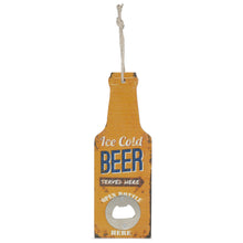 Load image into Gallery viewer, Bottle Opener Ice Cold Beer, 20x7x5cm - Orange
