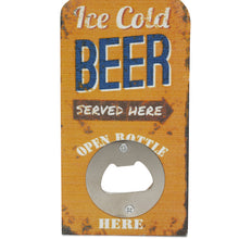 Load image into Gallery viewer, Bottle Opener Ice Cold Beer, 20x7x5cm - Orange
