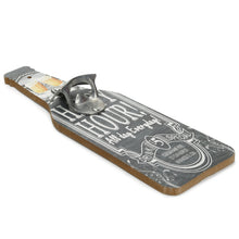Load image into Gallery viewer, Bottle Opener Happy Hour, 30x9x1cm - Black
