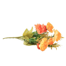 Load image into Gallery viewer, Artificial Flower - Charming Rose, Mixed Melon, 1 Sprig
