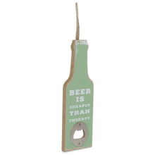 Load image into Gallery viewer, Bottle Opener Beer Cheaper, 14.5X5cm - Green
