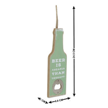 Load image into Gallery viewer, Bottle Opener Beer Cheaper, 14.5X5cm - Green
