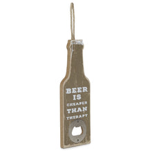 Load image into Gallery viewer, Bottle Opener Beer Cheaper, 14.5X5cm - Grey
