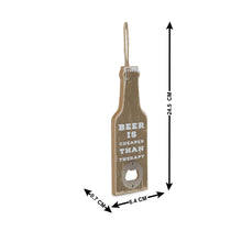 Load image into Gallery viewer, Bottle Opener Beer Cheaper, 14.5X5cm - Grey
