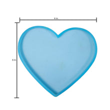 Load image into Gallery viewer, Silicone Coaster Mould - Heart 1pc
