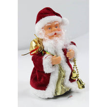 Load image into Gallery viewer, Christmas - Musical Rotating Santa With Bells, 7 Inch, 1Pc

