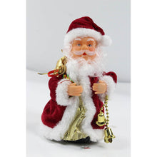 Load image into Gallery viewer, Christmas - Musical Rotating Santa With Bells, 7 Inch, 1Pc
