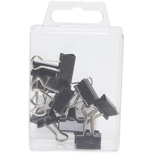 Load image into Gallery viewer, Binder Clips Black- 15mm, 12pc
