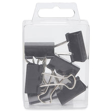 Load image into Gallery viewer, Binder Clips Black- 25mm, 6pc
