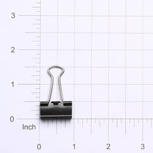 Load image into Gallery viewer, Binder Clips Black- 25mm, 6pc
