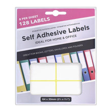 Load image into Gallery viewer, Blank Label Stickers - 64 x 33mm, 128pc
