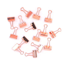 Load image into Gallery viewer, Blinder Clips 19mm Copper - 15pc Bottle
